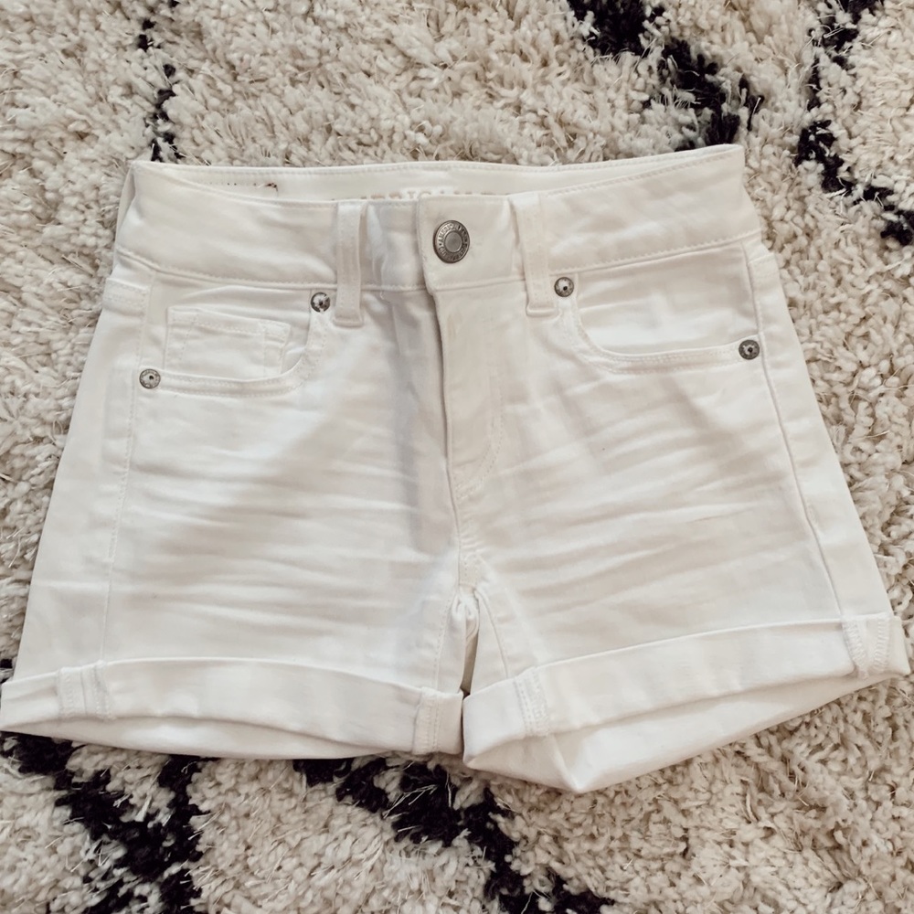 American Eagle White Shorts